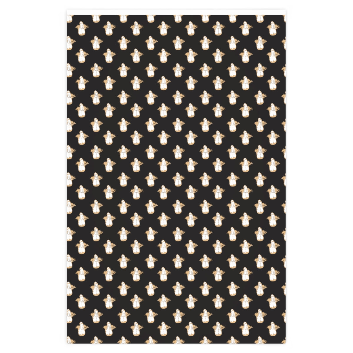 Little Boner! Wrapping Paper - Black & Gold