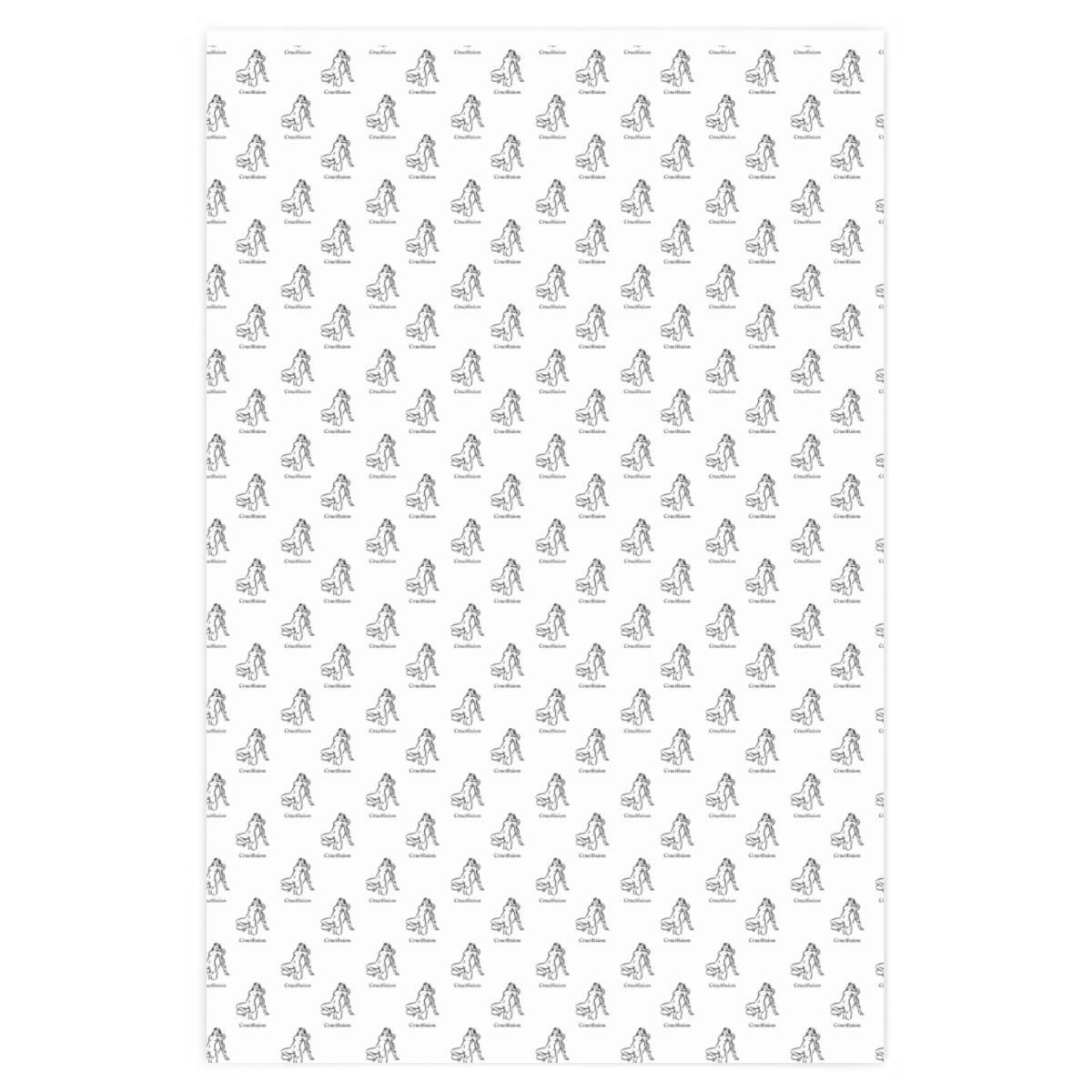 Kama Sutra Crucifixion! Wrapping Paper - White & Black