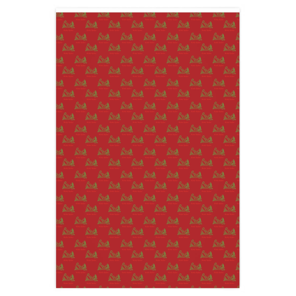 Kama Sutra Kinky Spider! Wrapping Paper - Red & Green