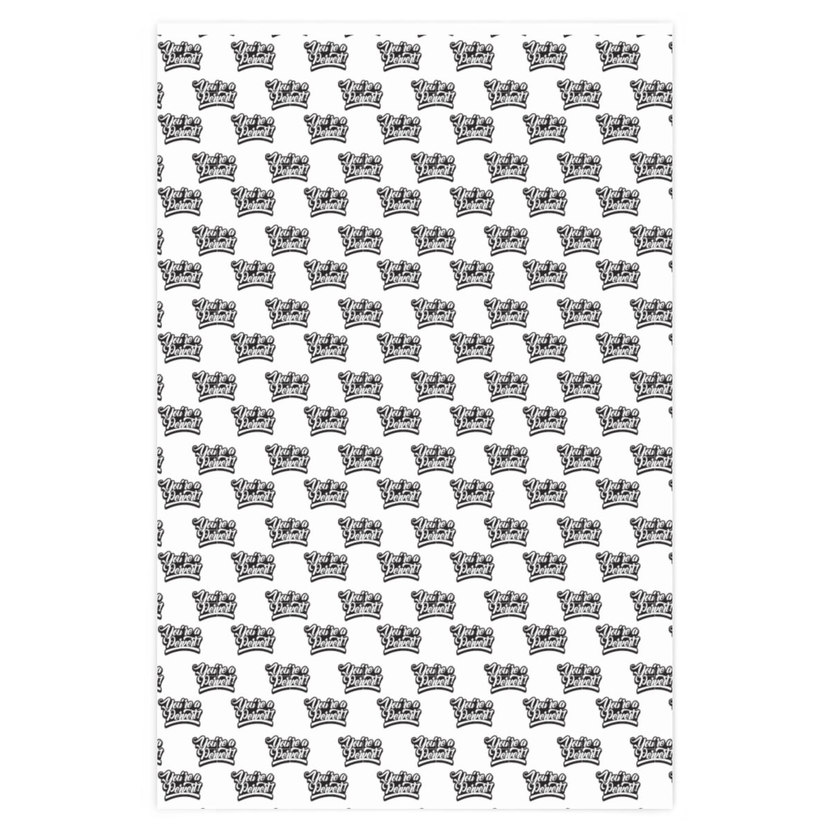 You're a Pervert! Wrapping Paper - White & Black