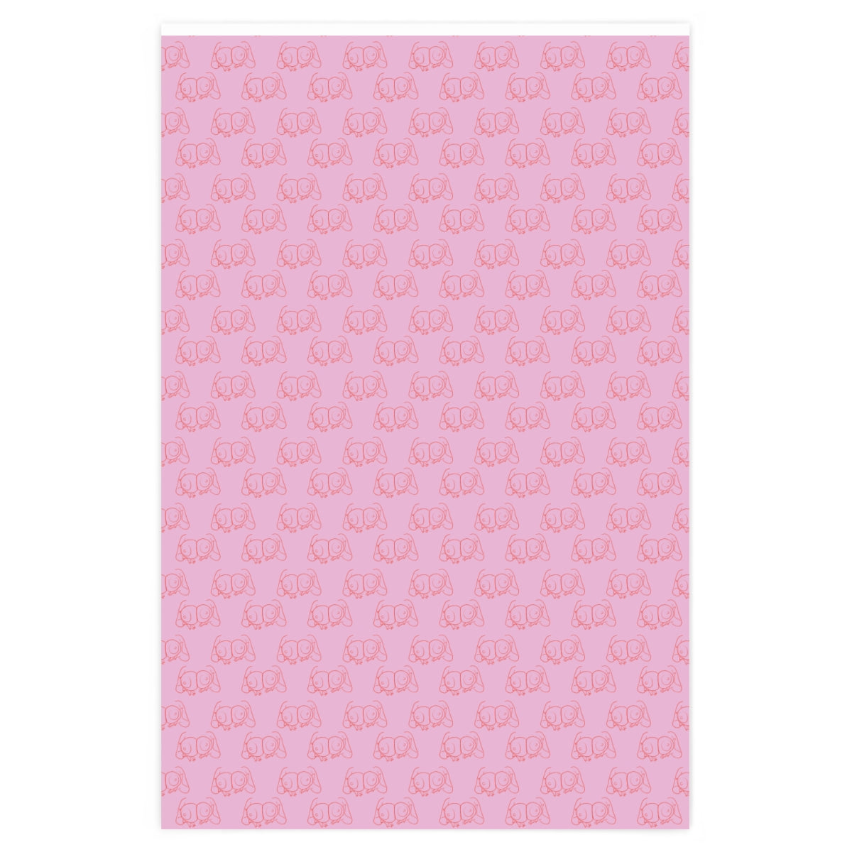 Big Boobs! Wrapping Paper - Pink & Red