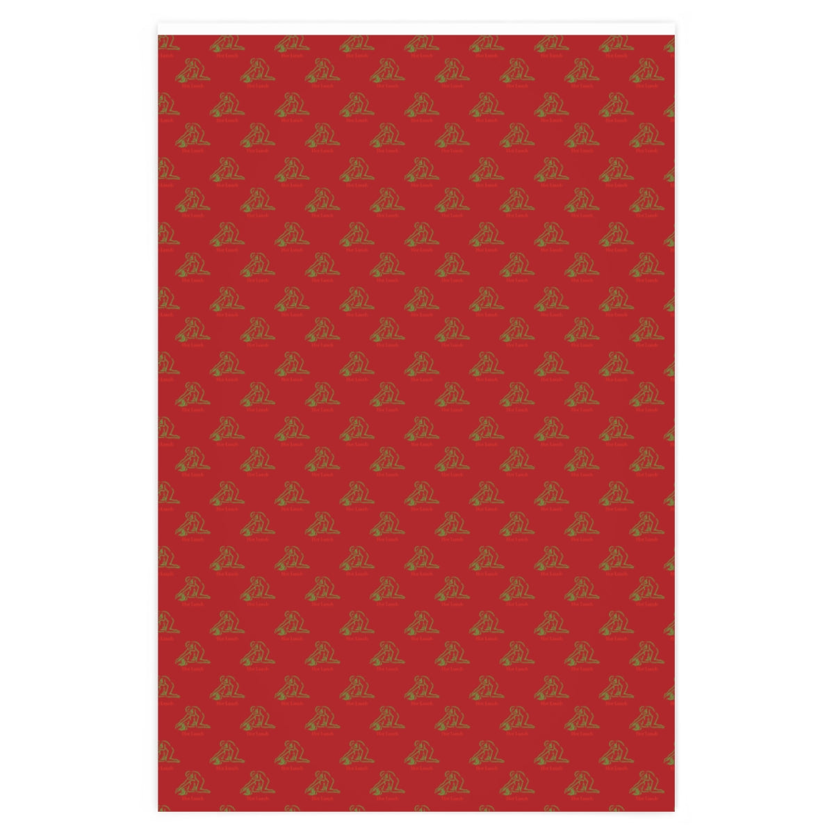 Kama Sutra Hot Lunch! Wrapping Paper - Red & Green