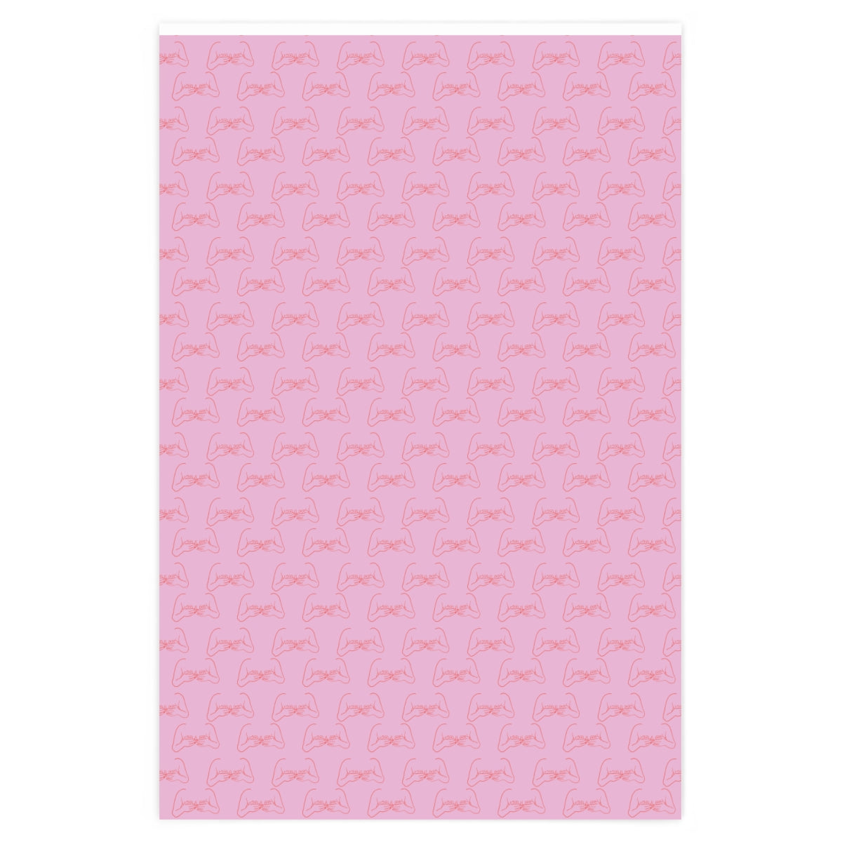 Sweet A-Cups! Wrapping Paper - Pink & Red