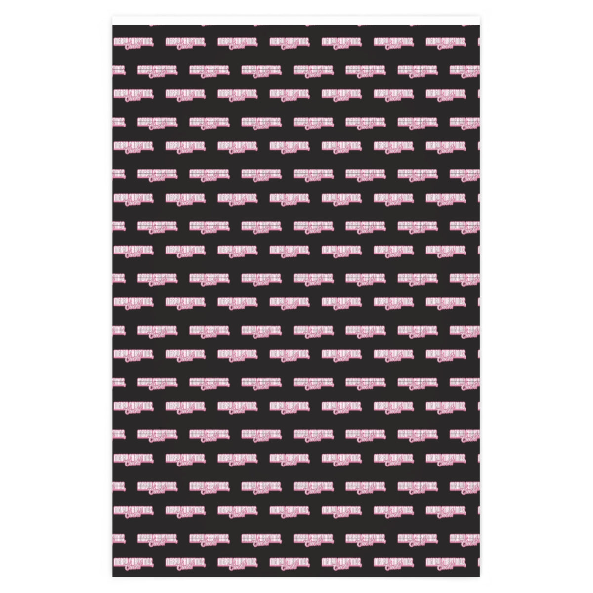 Merry Christmas, Cuck! Wrapping Paper - Black & Pink