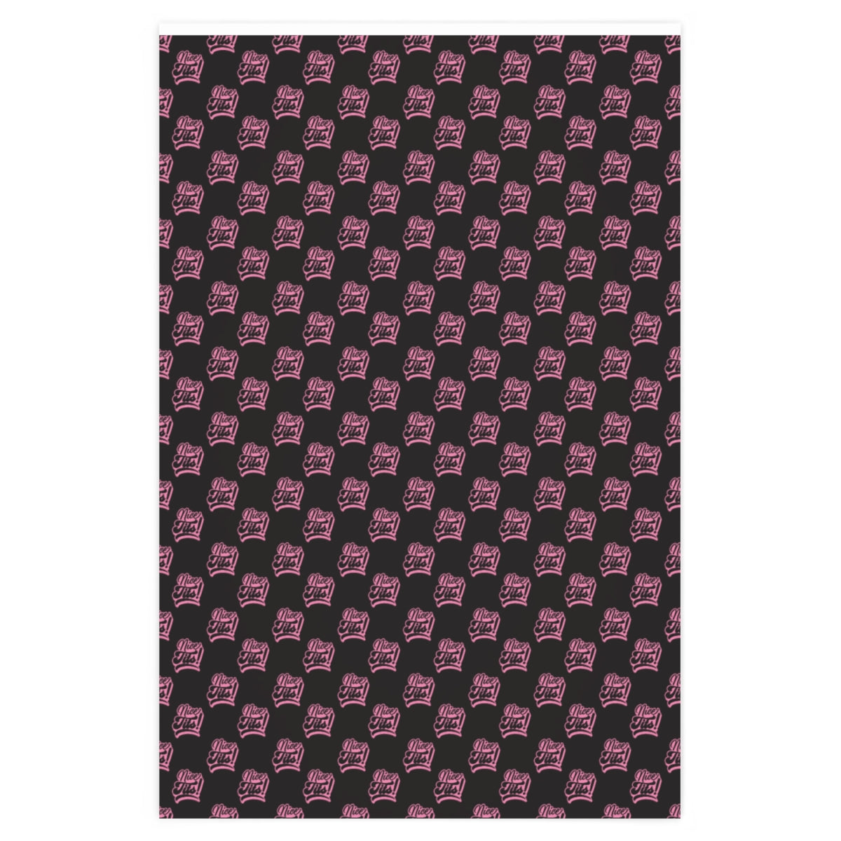 Nice Tits! Wrapping Paper - Black & Pink