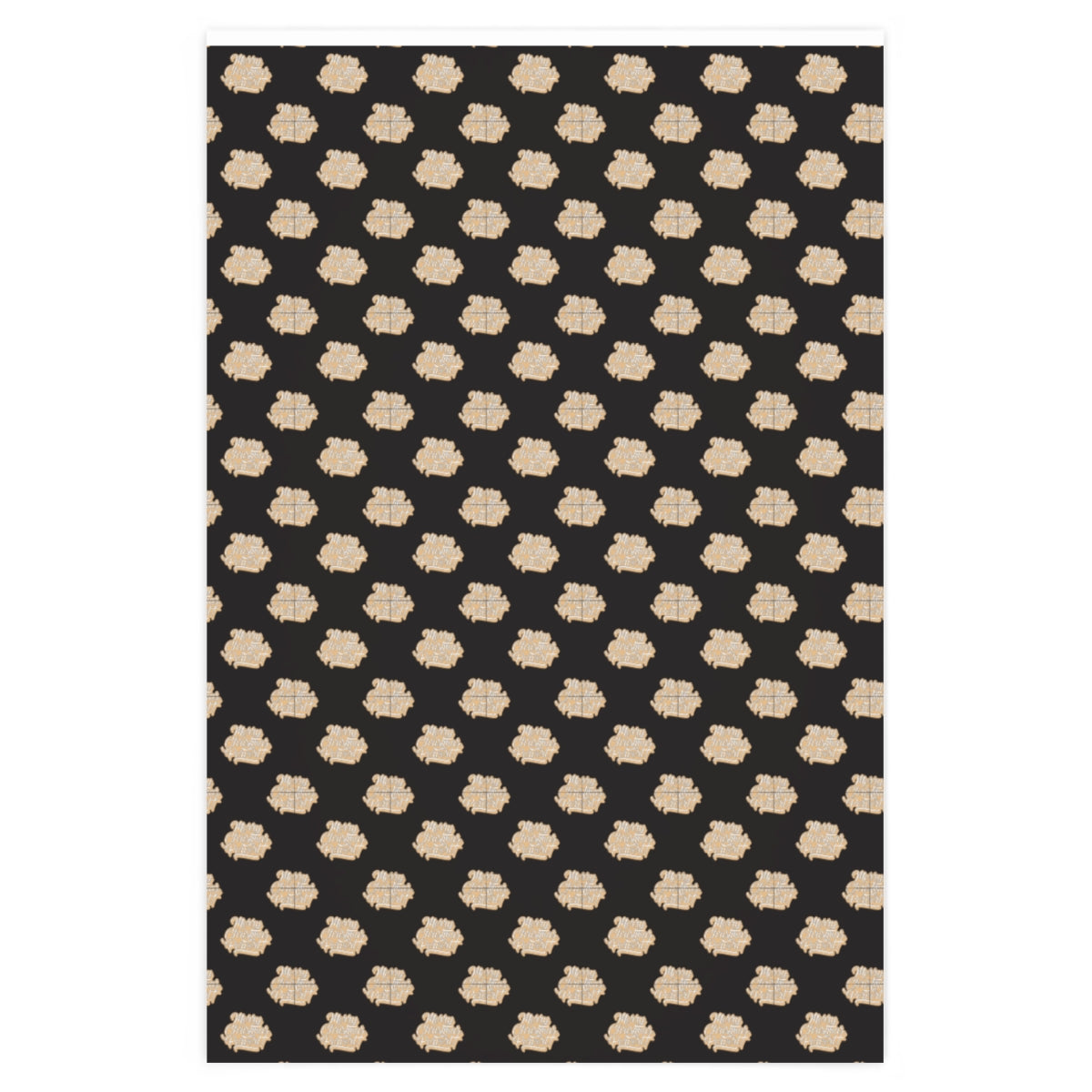 Merry Christmas Pervert! Wrapping Paper - Black & Gold