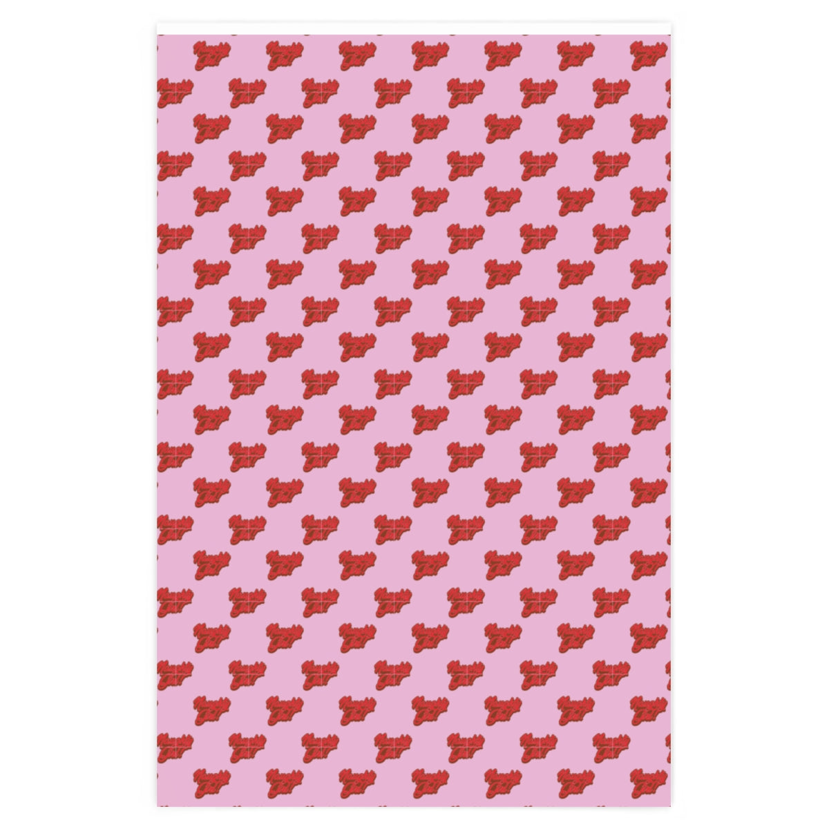 Naughty Girl! Wrapping Paper - Pink & Red