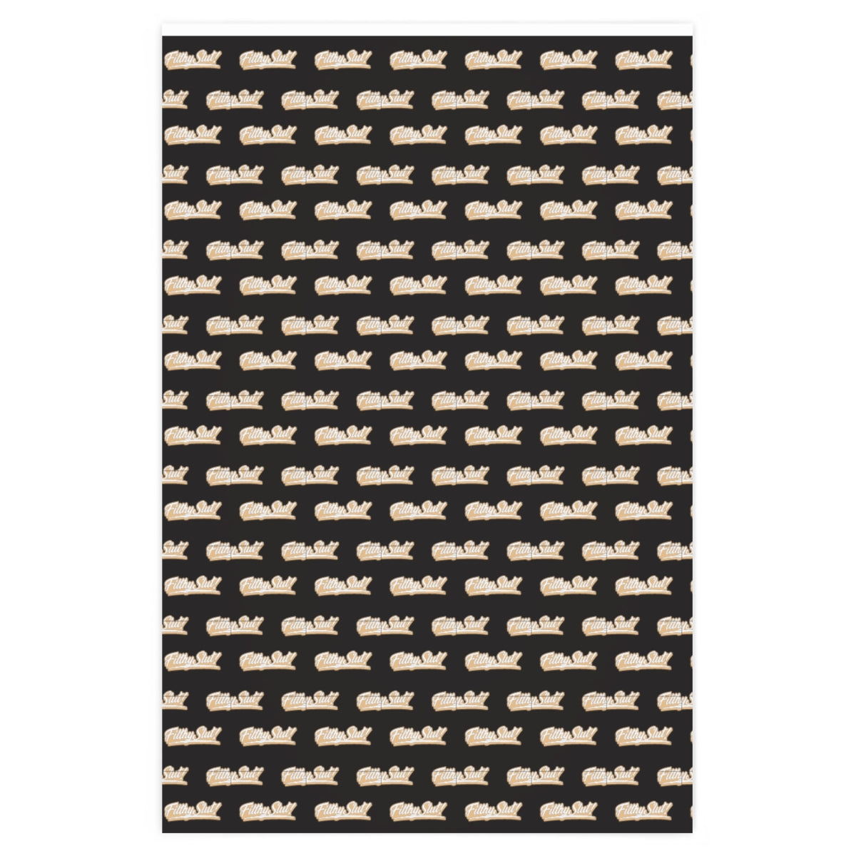 Filthy Slut! Wrapping Paper - Black & Gold