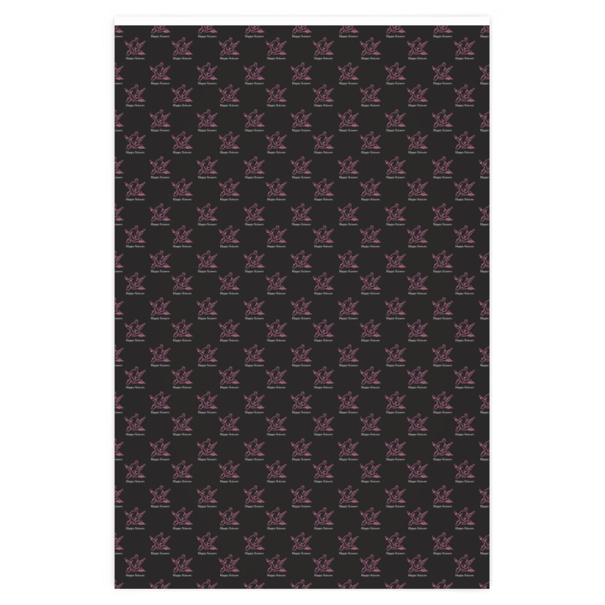 Kama Sutra Happy Scissors! Wrapping Paper - Black & Pink