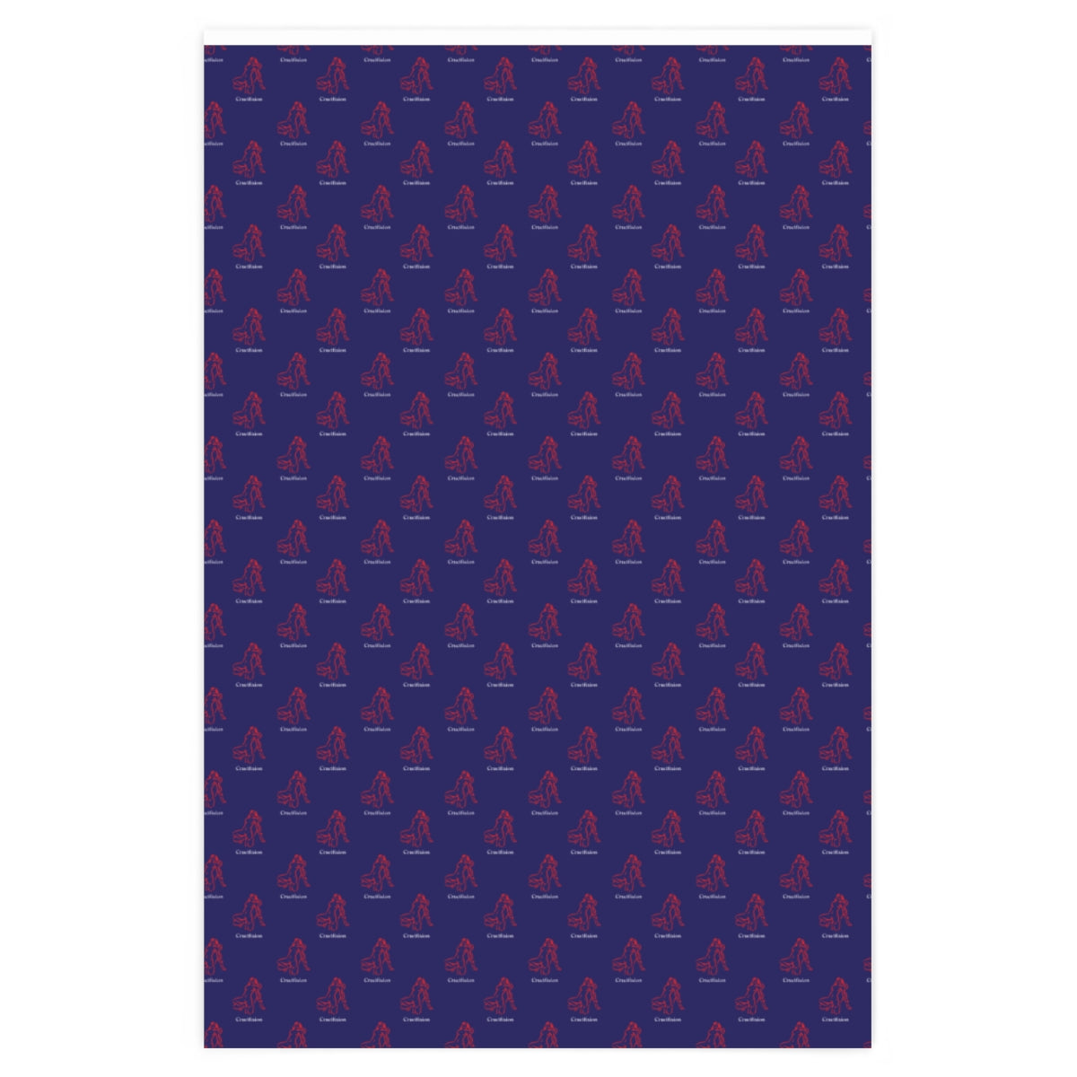 Kama Sutra Crucifixion! Wrapping Paper - Blue & Red