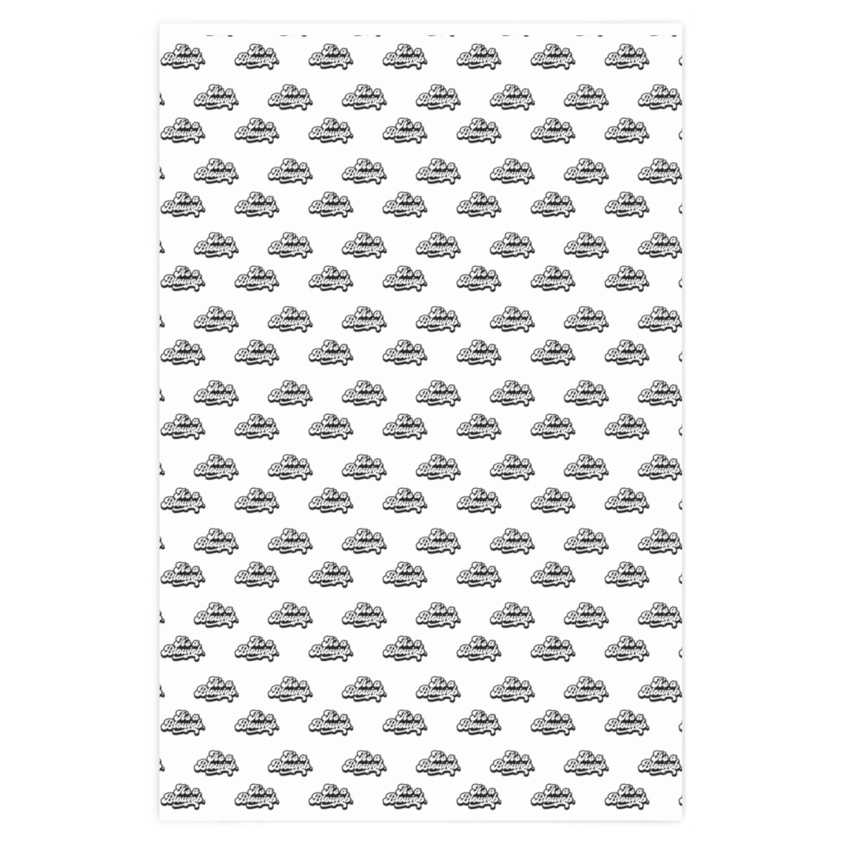 It's a Blowjob! Wrapping Paper - White & Black