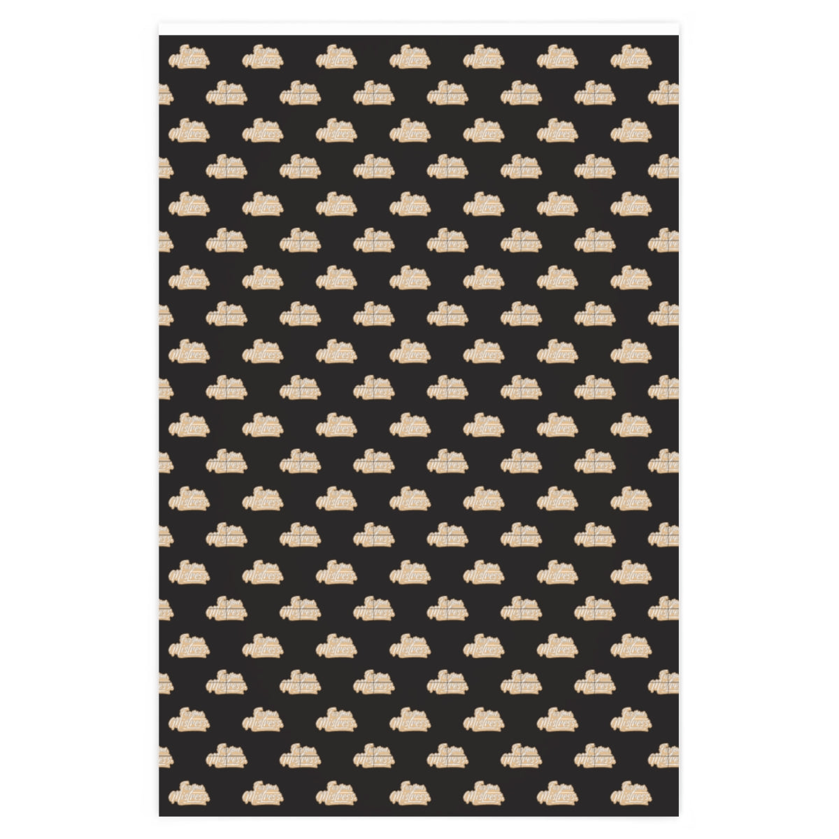 For you, Mistress! Wrapping Paper - Black & Gold