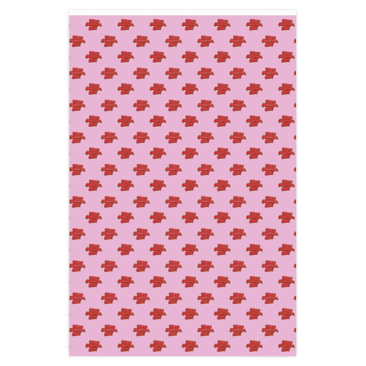 Merry Christmas, Slut! Wrapping Paper - Pink & Red