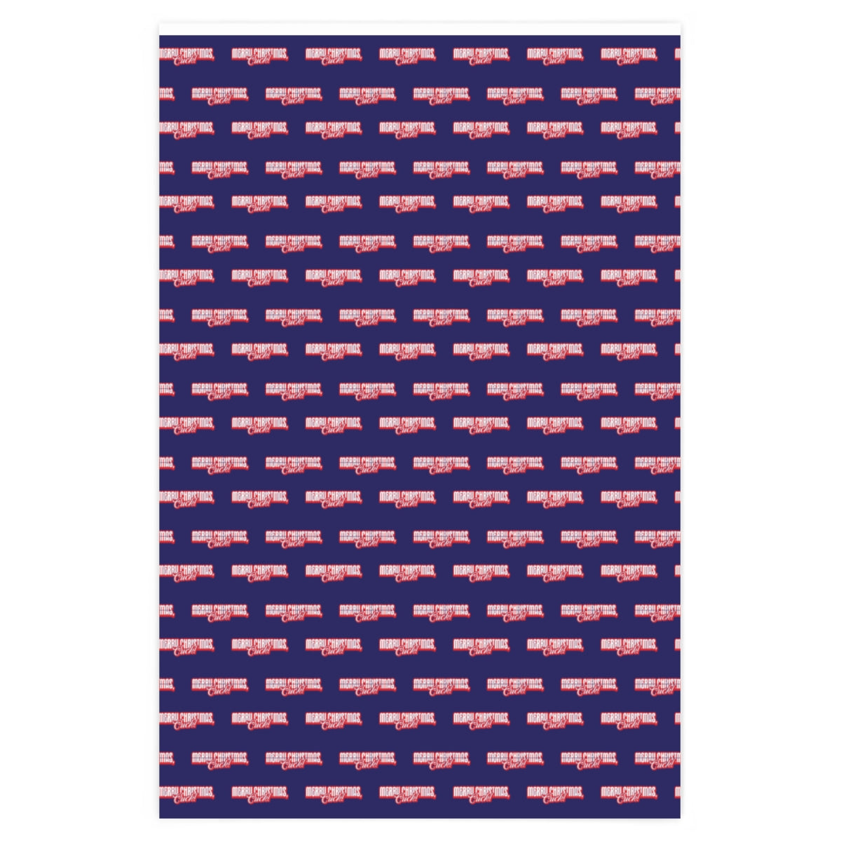 Merry Christmas, Cuck! Wrapping Paper - Blue & Red