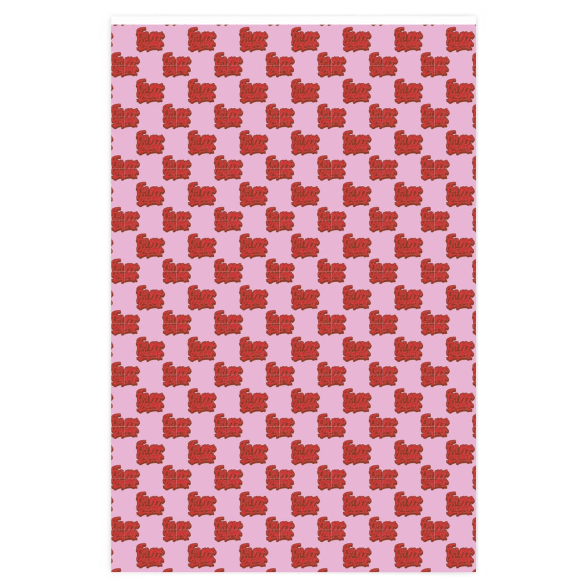 For you, Daddy! Wrapping Paper - Pink & Red