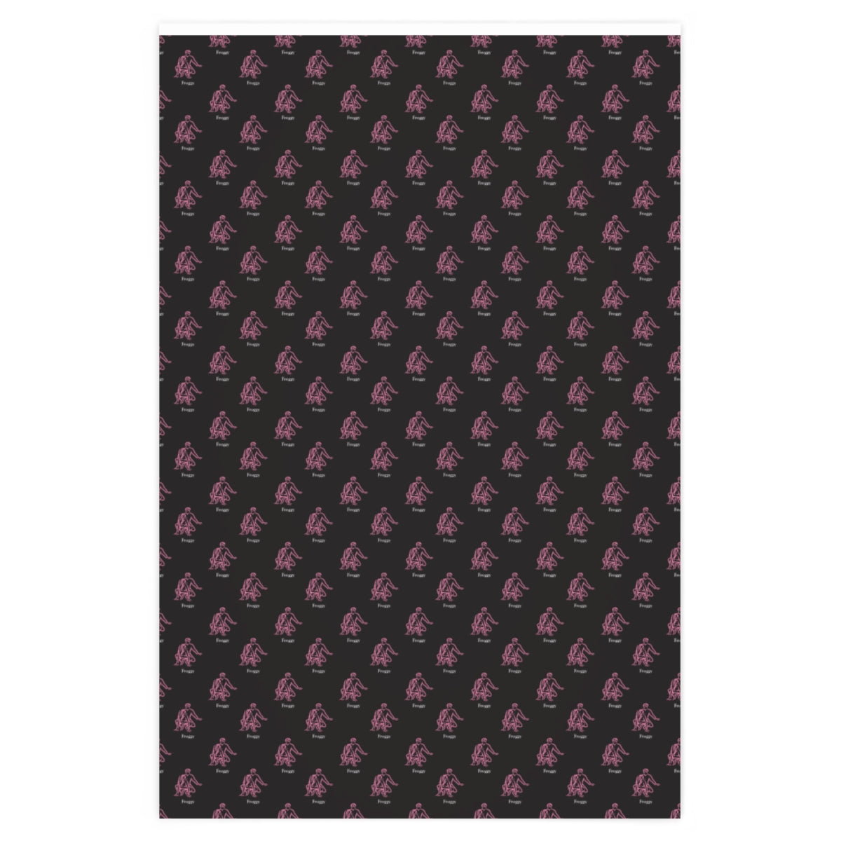 Kama Sutra Froggy! Wrapping Paper - Black & Pink