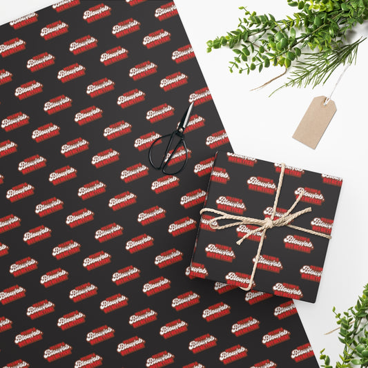 It's like a Blowjob, but Better! Wrapping Paper - Black & Red