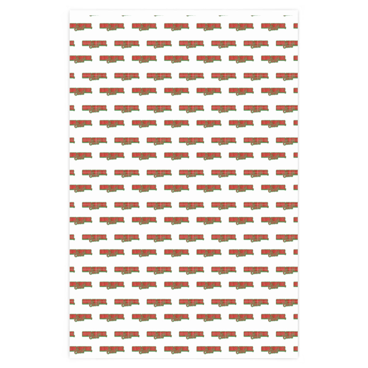 Merry Christmas, Cuck! Wrapping Paper - White & Red/Green