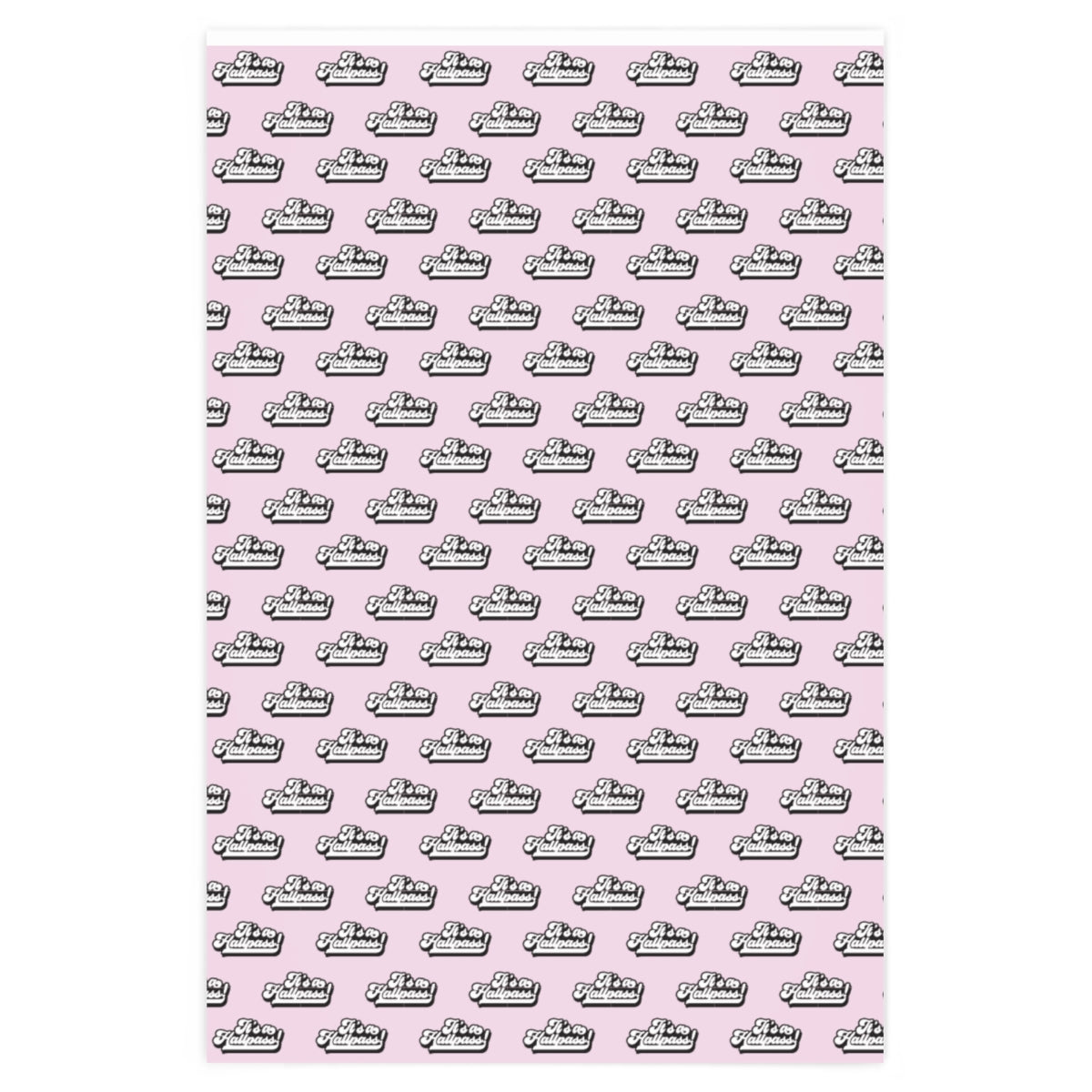 For my Bull! Wrapping Paper - Pink & Black