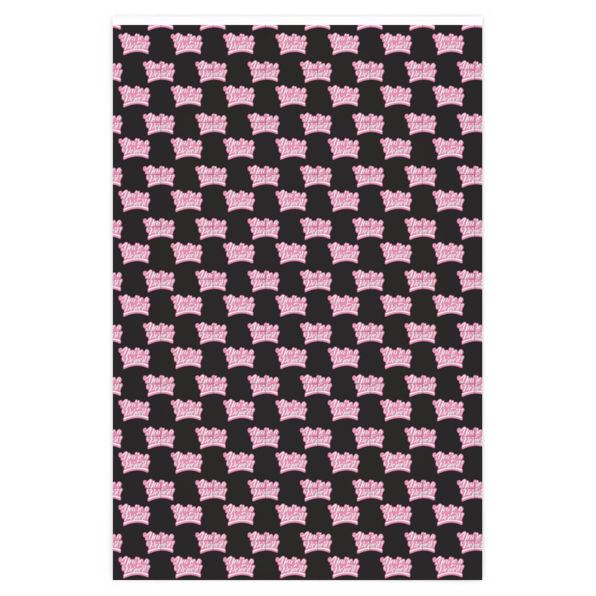 You're a Pervert! Wrapping Paper - Black & Pink