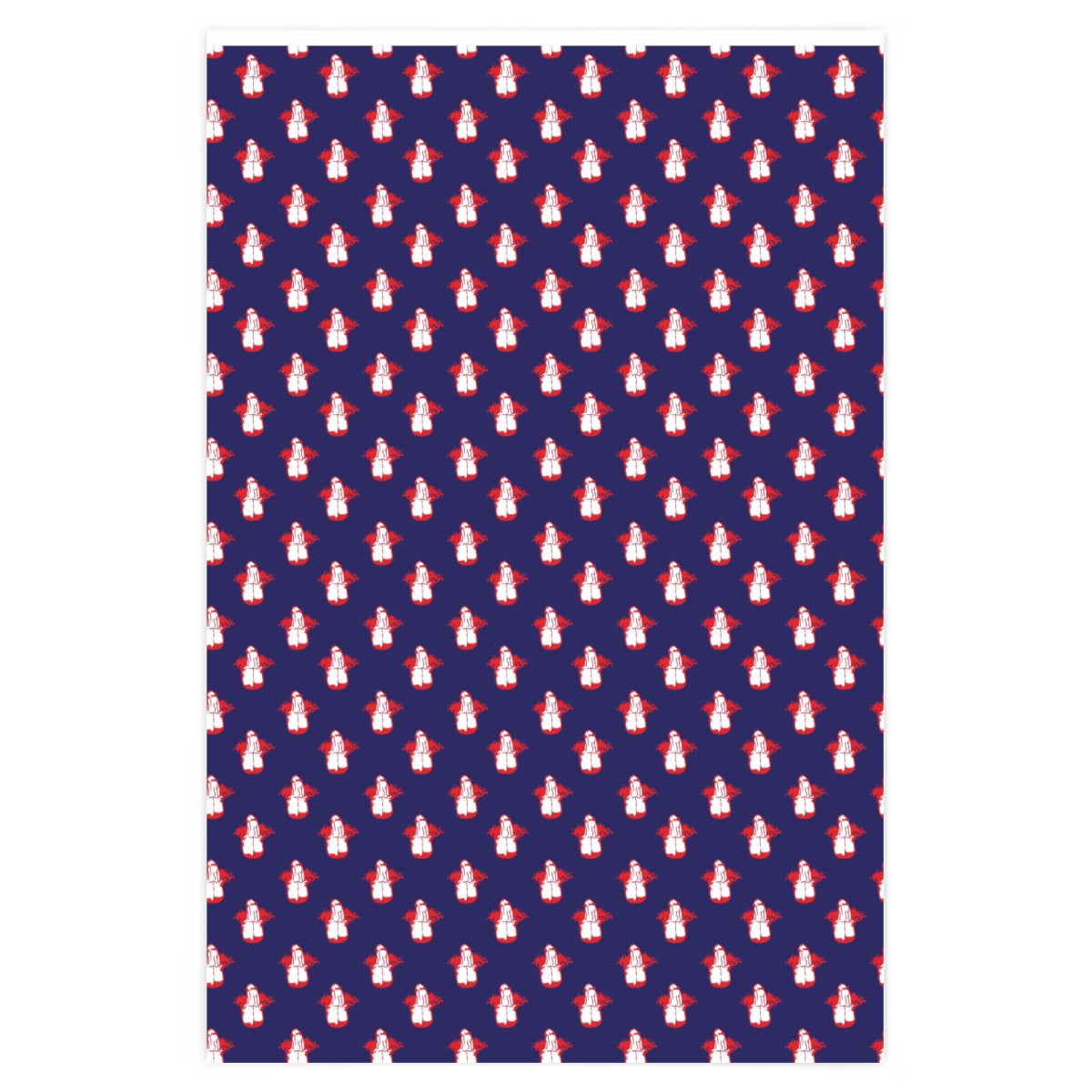 Little Boner! Wrapping Paper - Blue & Red