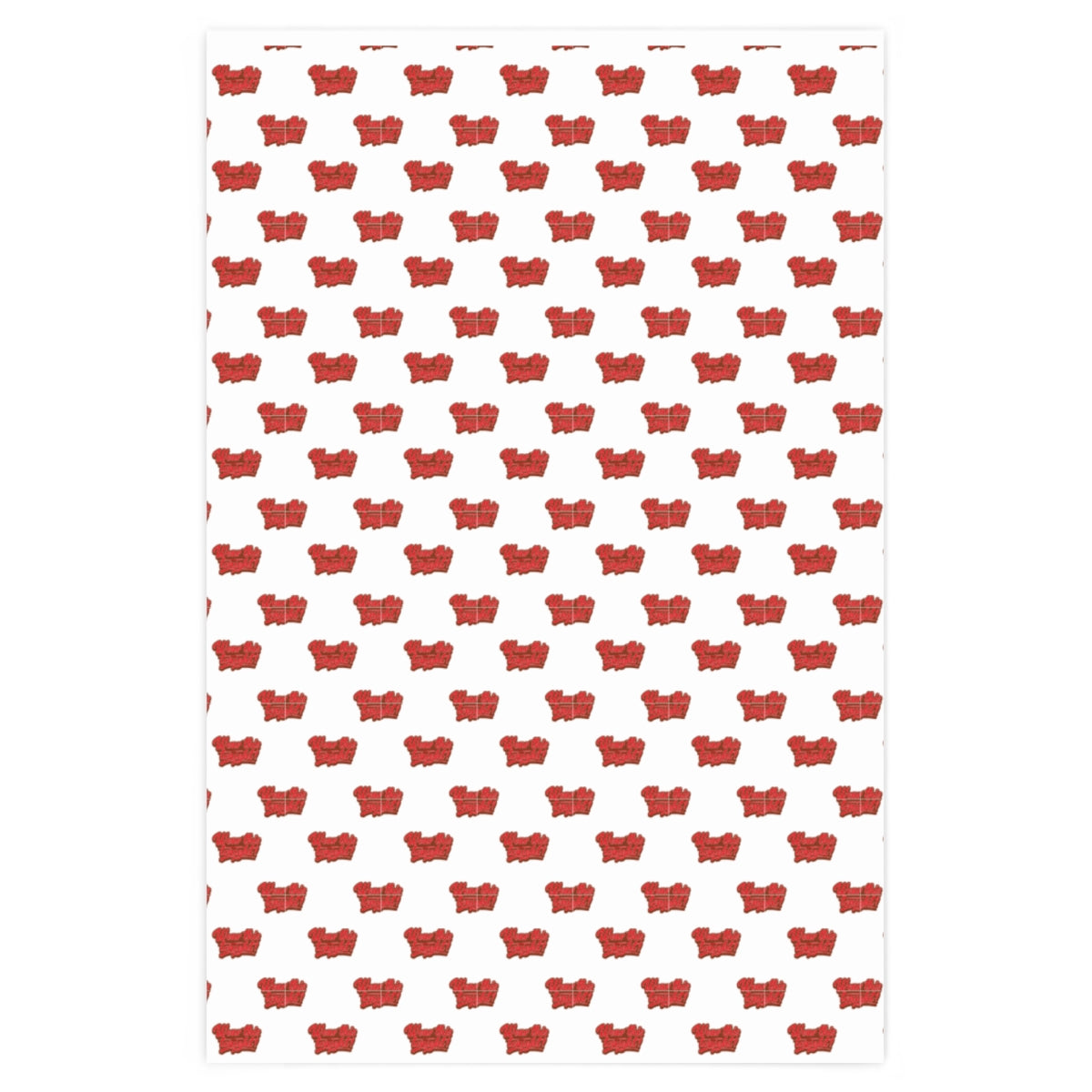 Wear this Tonight! Wrapping Paper - White & Red