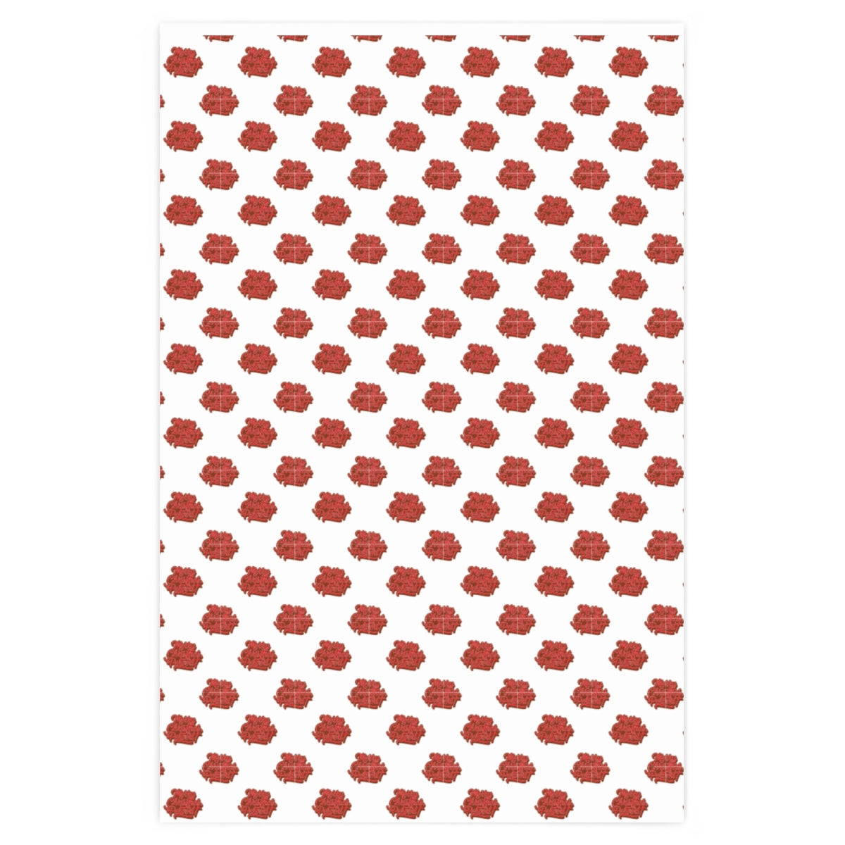 Merry Christmas Pervert! Wrapping Paper - White & Red