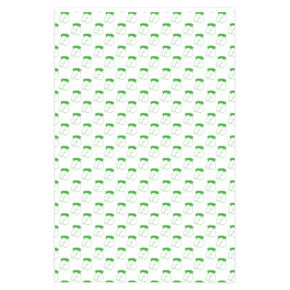 Flaccid Penis! Wrapping Paper - White & Green