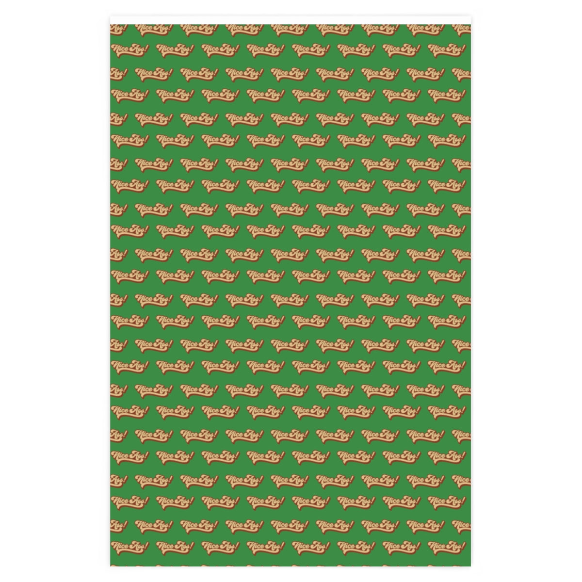 Nice Ass! Wrapping Paper - Green & Red