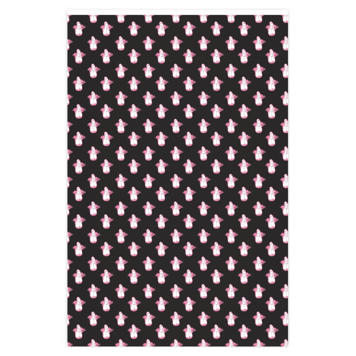 Little Boner! Wrapping Paper - Black & Pink