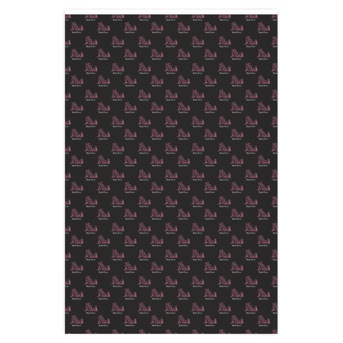 Kama Sutra Backdoor! Wrapping Paper - Black & Pink