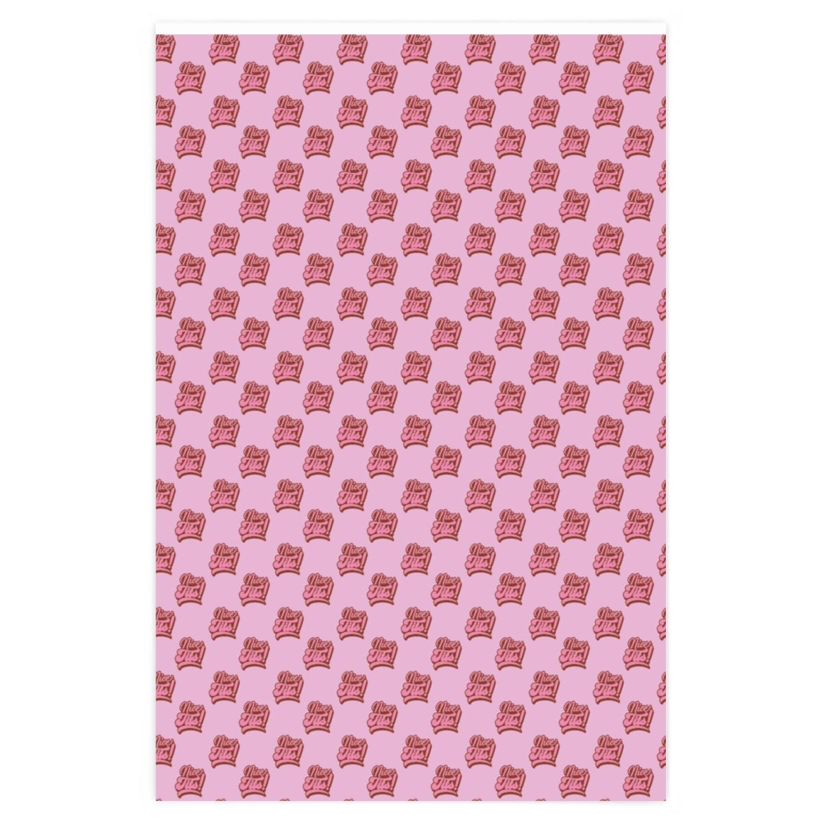 Nice Tits! Wrapping Paper - Pink & Dark Pink