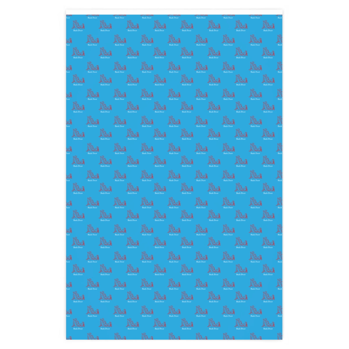 Kama Sutra Backdoor! Wrapping Paper - Light Blue