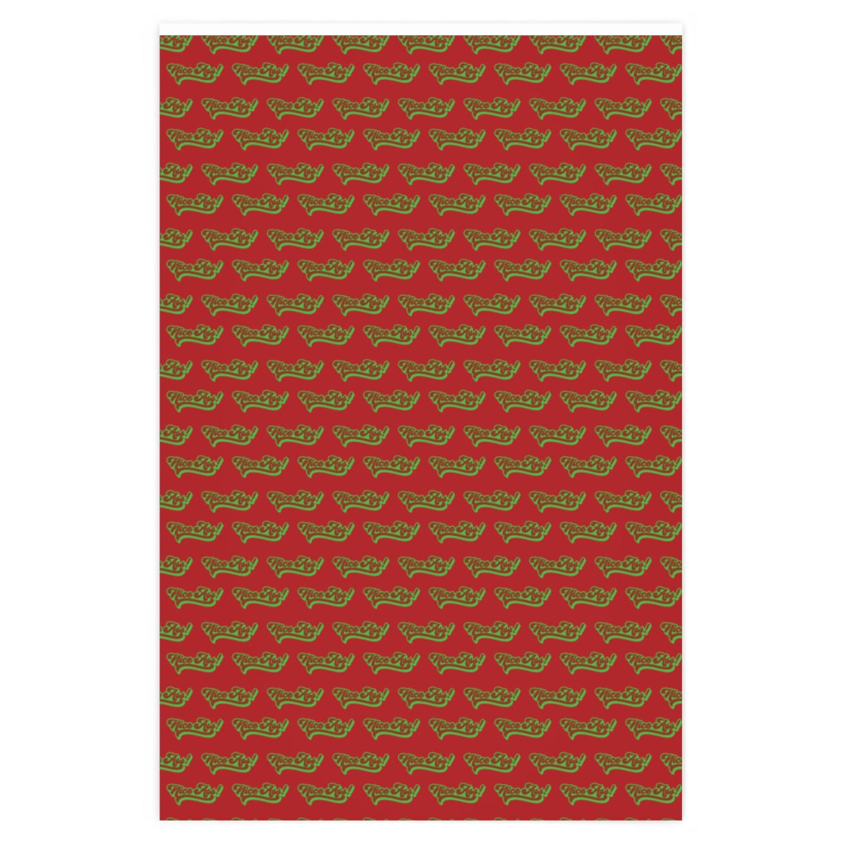 Nice Ass! Wrapping Paper - Red & Green