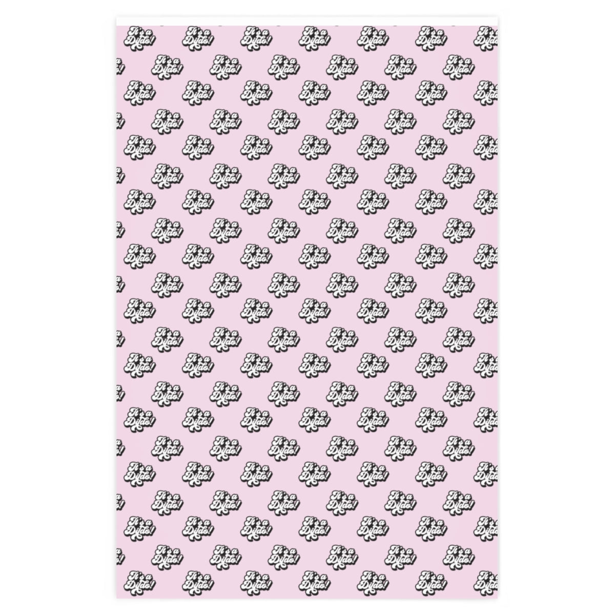 It's a Dildo! Wrapping Paper - Pink & Black