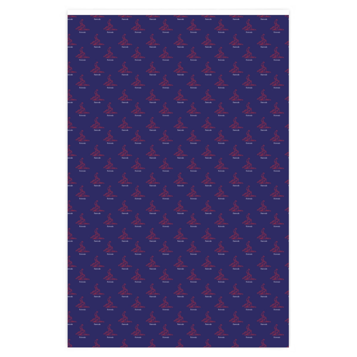 Kama Sutra Fairytale! Wrapping Paper - Blue & Red