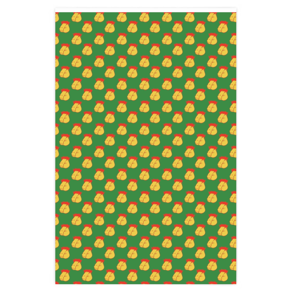 Flaccid Penis! Wrapping Paper - Green & Red