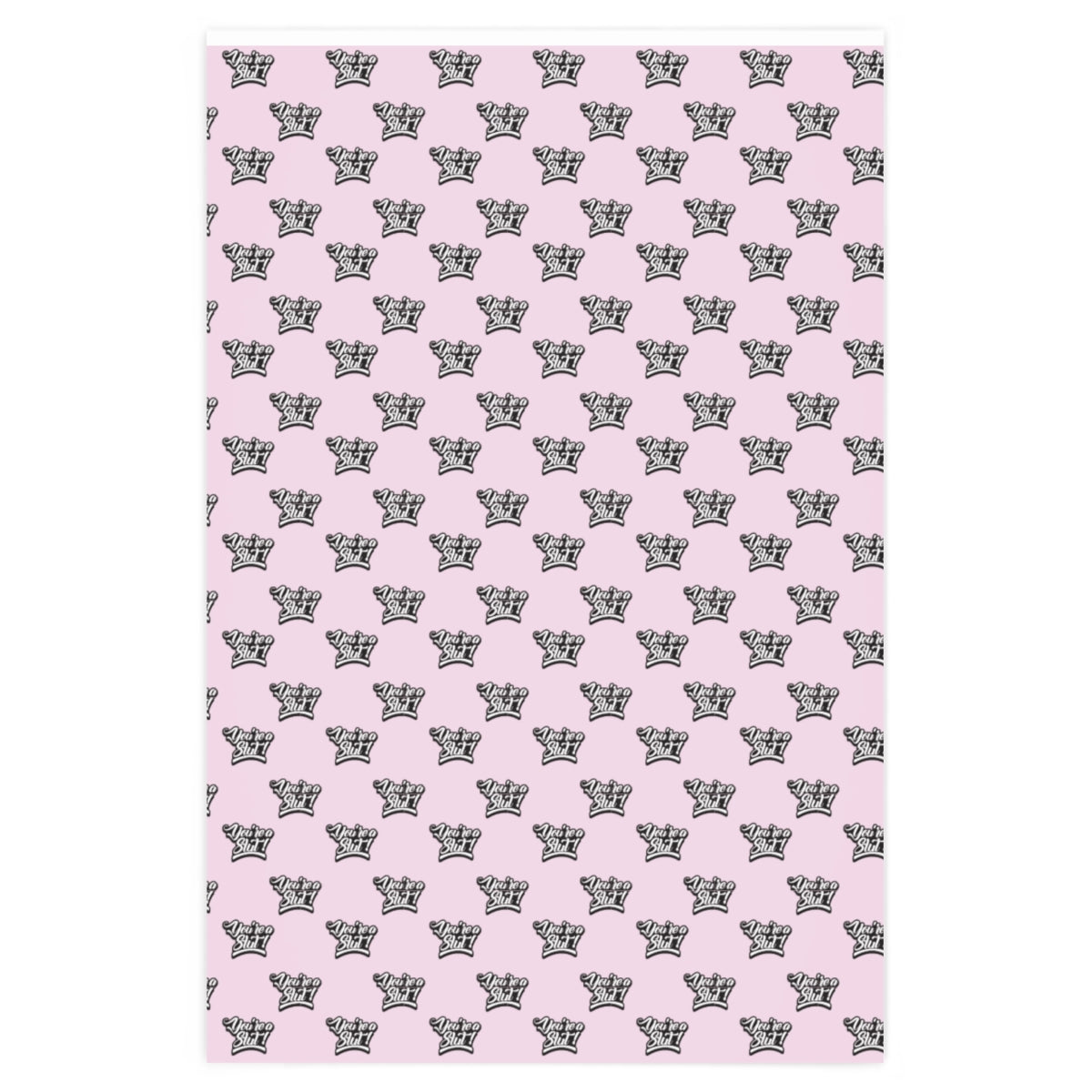 You're a Slut! Wrapping Paper - Pink & Black