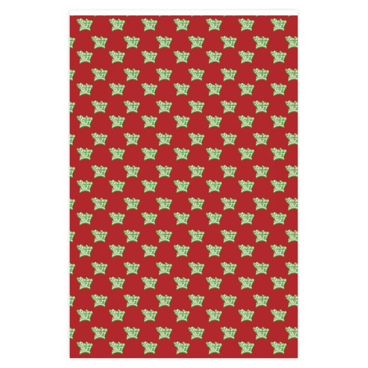 You're a Slut! Wrapping Paper - Red & Green