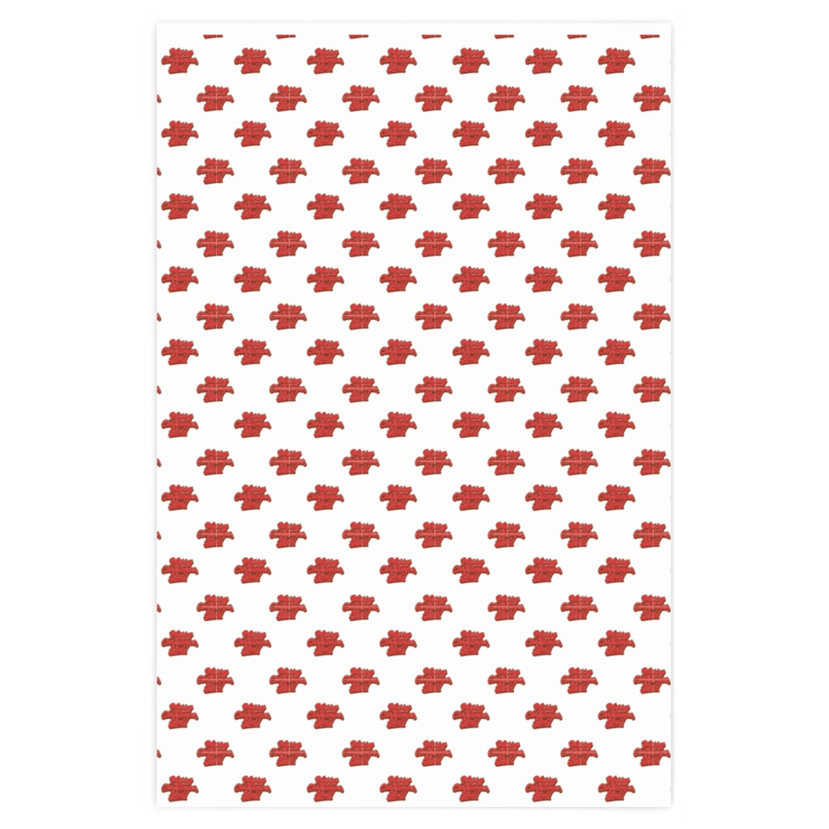 Merry Christmas, Slut! Wrapping Paper - White & Red/Green