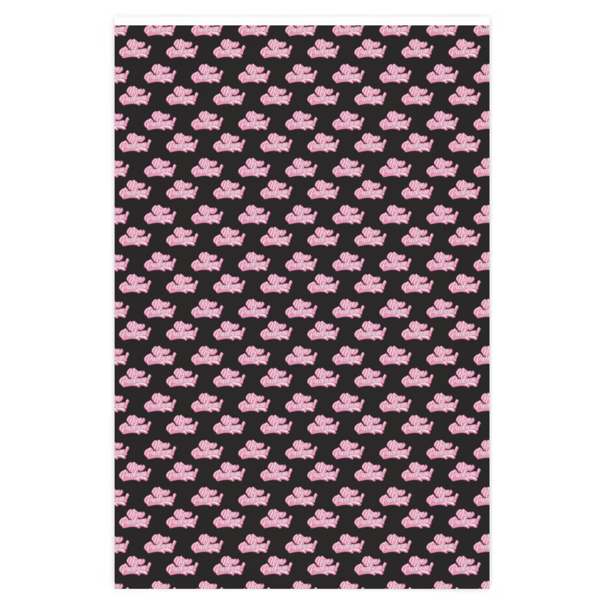 Nice Package! Wrapping Paper - Black & Pink