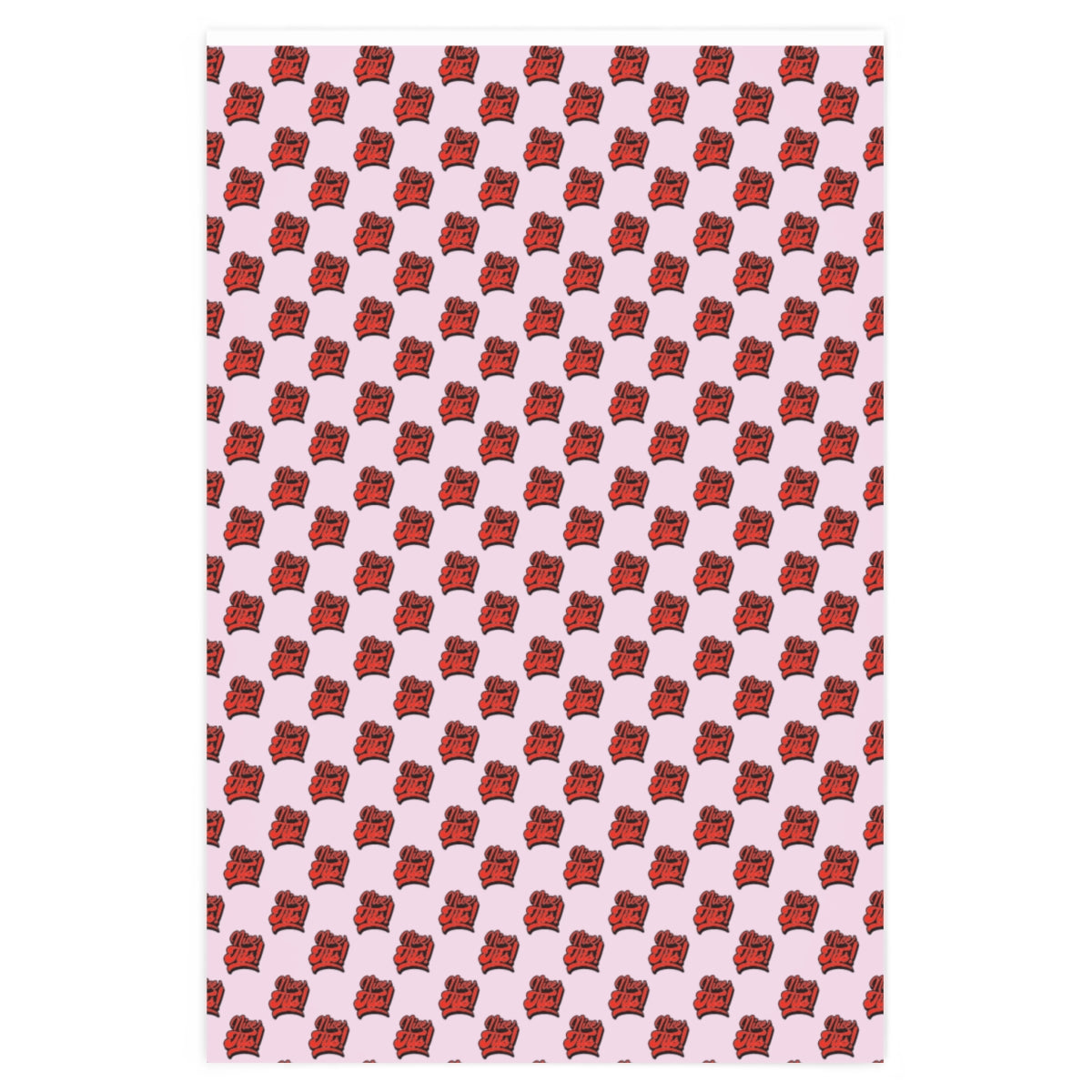 Nice Tits! Wrapping Paper - Pink & Red