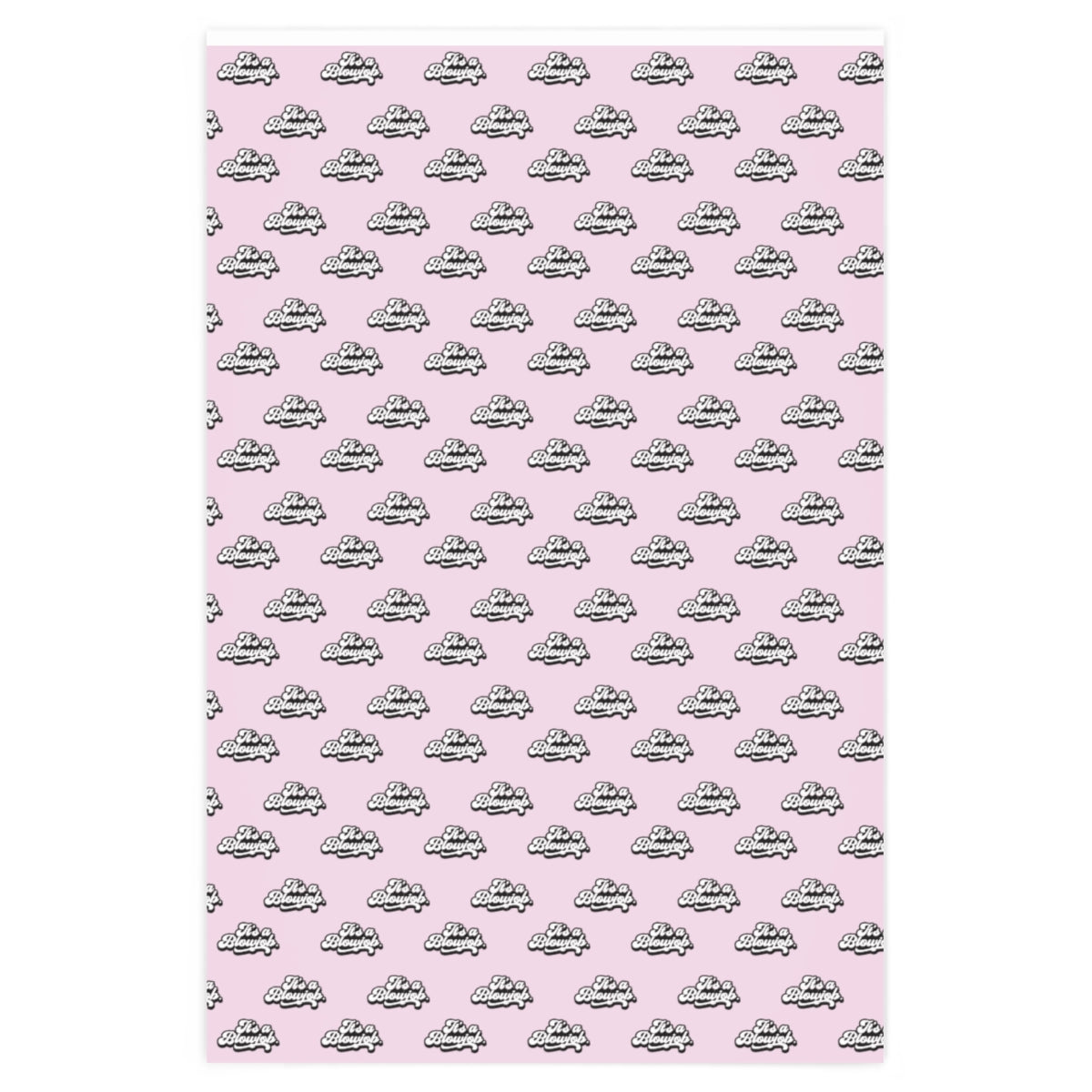 It's a Blowjob! Wrapping Paper - Pink & Black