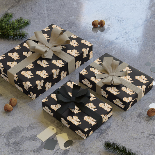 Nice Package! Wrapping Paper - Black & Gold