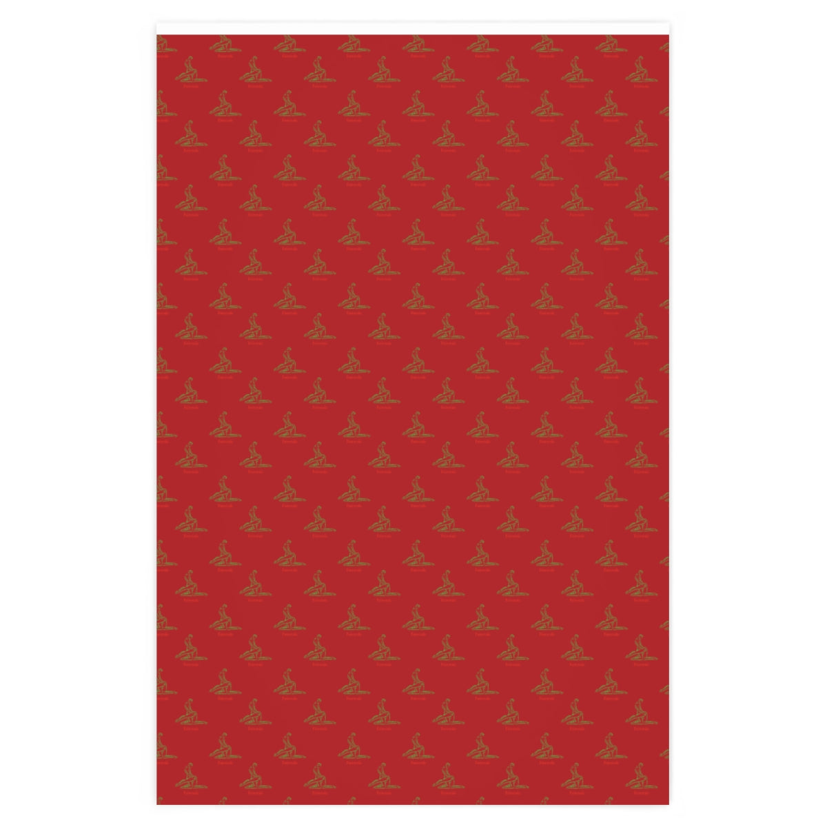 Kama Sutra Fairytale! Wrapping Paper - Red & Green