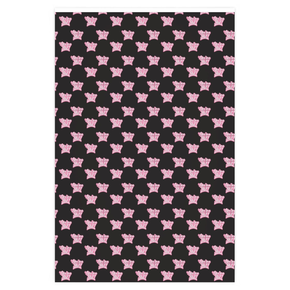 You're a Slut! Wrapping Paper - Black & Pink