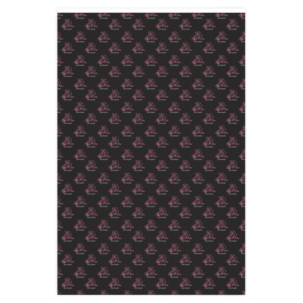 Kama Sutra Hot Lunch! Wrapping Paper - Black & Pink