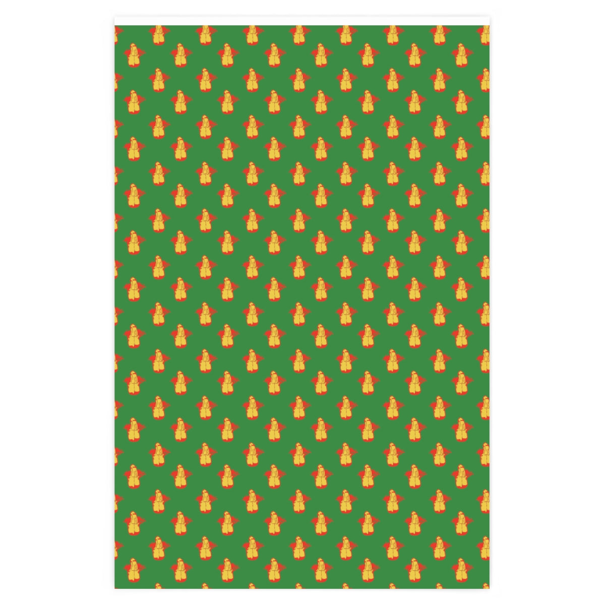 Little Boner! Wrapping Paper - Green & Red