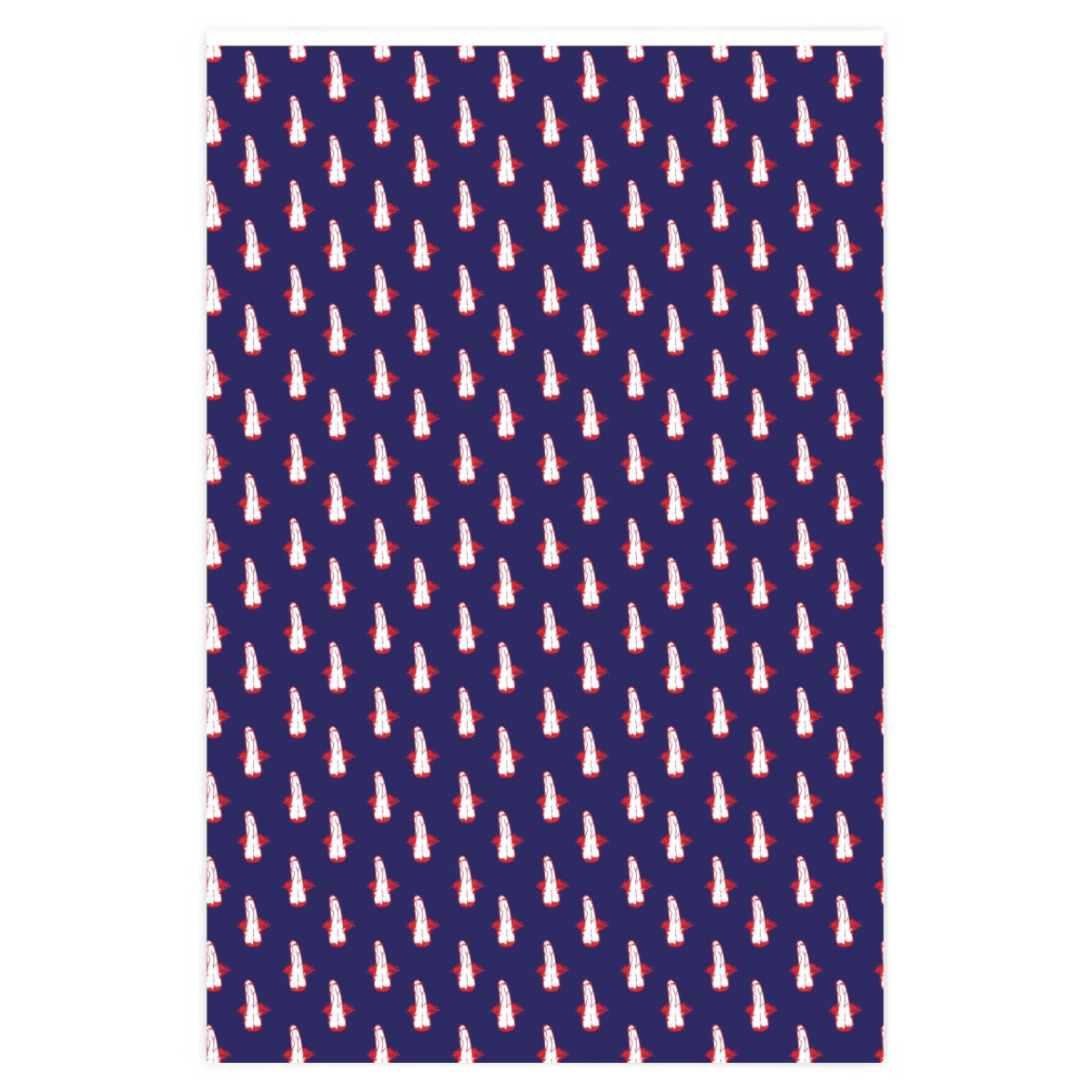 Erect Penis Wrapping Paper! Blue & Red