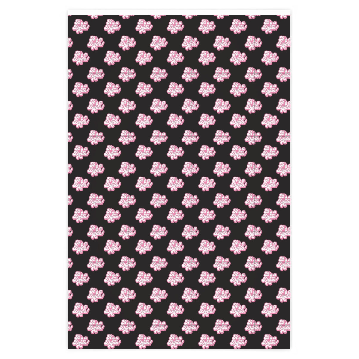 It's a Dildo! Wrapping Paper - Black & Pink